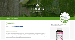 Desktop Screenshot of lkarnitin.com